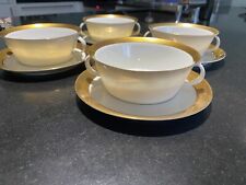 ROSENTHAL Berlin  KURFÜRSTENDAMM - 4 Suppengedecke - Suppentasse mit Untere