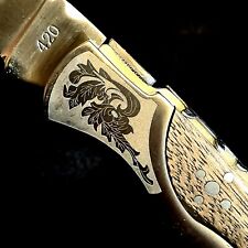 Taschenmesser Laguiole Klappmesser Edelstahl scharf Wandern Brotzeit (4162)