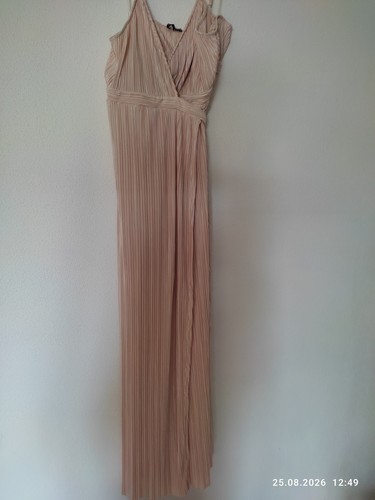 Maxikleid plissee wickelkleid - maxikleid, plissee-wickelkleid