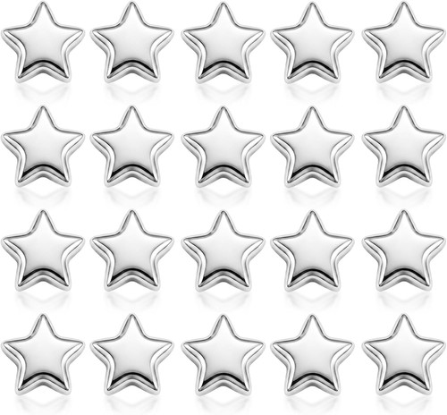 Stück silber magnete - stück, 3d
