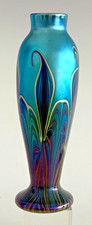 Glas vase lüstrierend - glas-vase,,