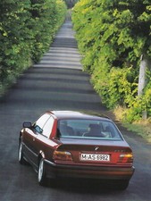 BMW 3er COUPE E36 318is 320i 325i Prospekt Brochure plus Ausstattungen 1993 1