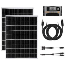 200 Watt 12V Solar Set 40A