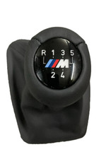 Original BMW 3er E36 Cabrio M Sport Schaltknauf & Faltenbalg Leder beleuchtet