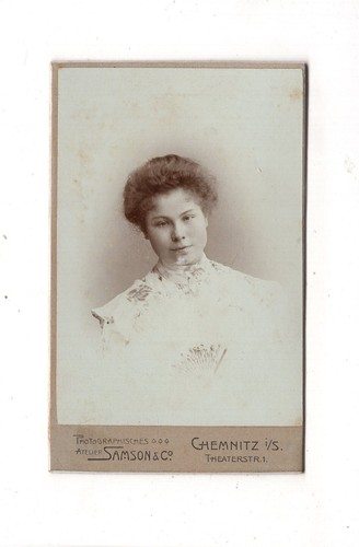 Cdv foto damenportrait - cdv,