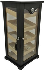Humidorschrank 4 Schubladen Seiten und Tür Glas Humidor schrank cutter inklusive