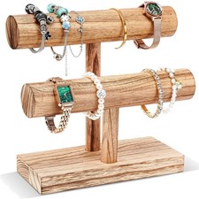 Holz Armbandhalter Schmuckständer Vintage Make-up Organizer Damen