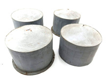 4 große Silo /Tank  aus Pappe