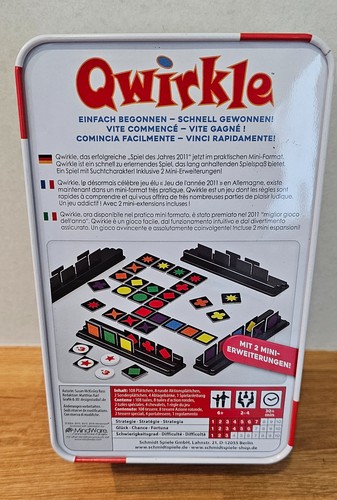 Gw05d3 qwirkle metalldose - gw05d3,