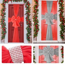 Haustür Weihnachten Schleife