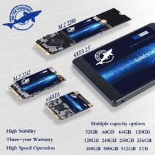 SSD 256GB 512GB 1TB 2TB 4T Msata M.2 2280 2242 2,5 Zoll Interne Festplatte Sata3