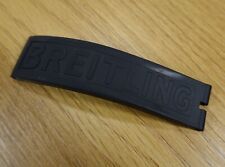 ORIGINAL BREITLING 22 - 20 RUBBER KAUTSCHUK 152S schwarz !! nur 1 Bandhälfte !!