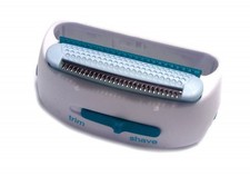 Braun Ersatzteil - Scherkopf Silk & Soft Body Shave (ohne Scherfolie) - blau