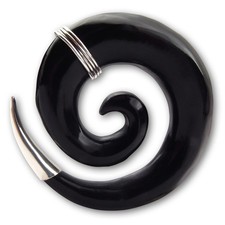 Horn Silber Dehnschnecke Dehnspirale Dehnungsschnecke Dehnsichel Expander