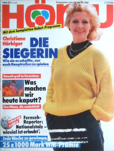 Hörzu 1990 a tv - hÖrzu,