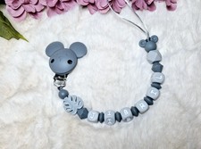 Schnullerkette mit name - mit, ♡