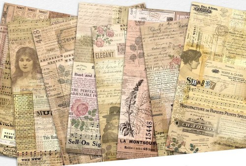 Scrapbook papier basteln - a4,