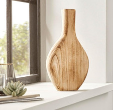 Holz Deko-Vase "Wood", 34 cm