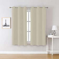 2x Vorhänge Kälteschutz 360g/m² Thermovorhang Blickdicht Ösengardinen Lärmschutz