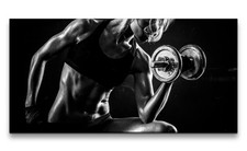 120x60cm Leinwandbild Junge