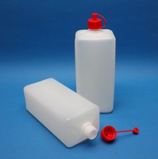 1000ml PE Flasche, Vierkant