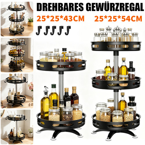 360 drehbar gewürzkarussell - 360°,