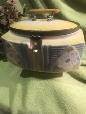 Art Deco Porzellan Keksdose 