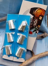 Schnapsset Metall 6 Schnapsbecher + Tablett