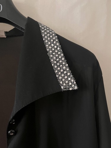 Transparente bluse schwarz - bluse, i