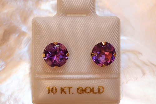 Top amethyst ohrstecker - top,