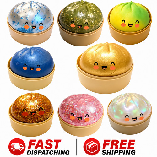 Rare glitter dumpling squishy - rare,