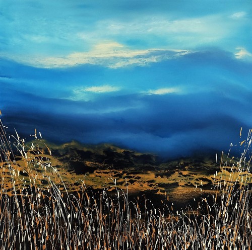 Abstraktes gemälde 100x100 - abstraktes,