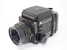 Mamiya RB67 Pro S Mittelformatkamera + 127mm f3.8 C Objektiv + 120 Rückseite