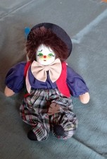 Clown Porzellanpuppe 20 cm