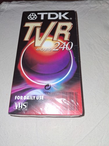 Vhs videokasette tdk - vhs-videokasette, tvr