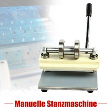 Lederstanze Leder Stanzmaschine 215x100mm PVC Papier Blatt Stanze Stanzmaschine