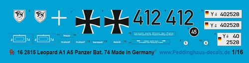 Peddinghaus decals 2815 - peddinghaus-decals, 1/16