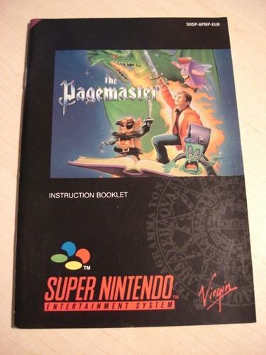 The pagemaster super nintendo - pagemaster,