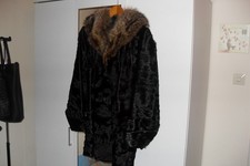 Vintage Fohlen-Fell-Jacke mit