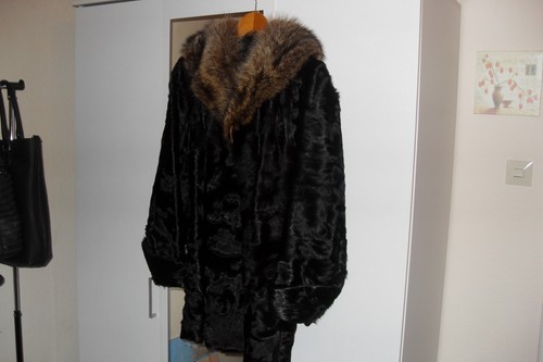 Vintage fohlen fell - fohlen-fell-jacke, mit