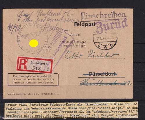 Af347 deutsche feldpost - deutsche,