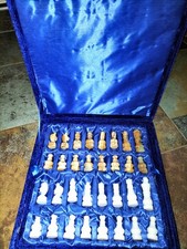 Schachspiel NEU Onyx Edelstein Unbespielt