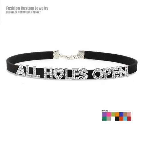Personalisiert leder halsband - personalisiert,