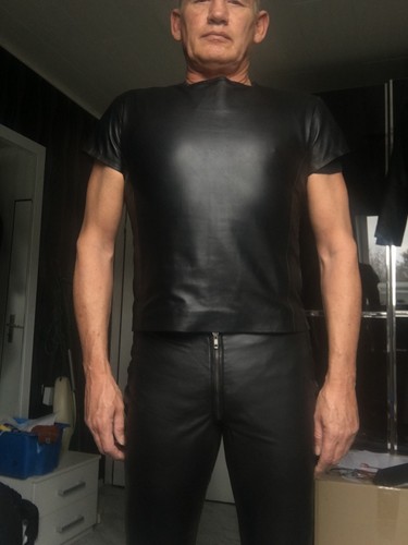 Domina gay ledershirt - domina, gr.