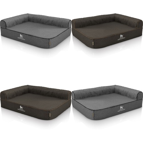 Orthopädisches eck hundebett - orthopädisches, eck-hundebett