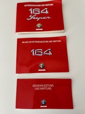 Betriebsanleitung, Wartung, Service Alfa Romeo 164 Super, Bj1992