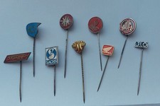 Konvolut alte Anstecknadeln Motorrad Moped Fahrrad kleine Sammlung, Lot Original
