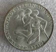 4 Stück - 10 DM Silbermünzen