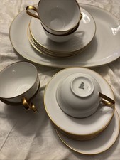 Kaffeeservice Porzellan H&G Selb Bavaria Germany Heinrich Kaffee Tassen Goldrand