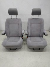 VW T4 Multivan Sitz Fahrersitz Beifahrersitz li &re Stoff Grau